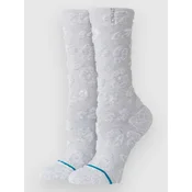 Stance Terry Cheetah Crew Socks heathergrey