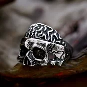 Prstan Steel Skull Punk - SS8-1196R