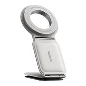 Avtomobilsko držalo Baseus PrimeTrip Series C02 PU usnje, 360° - moon white