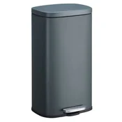 Autronic Koš za smeti metal, black, AUK-E1103 BK