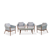 RATTAN SEDIA Fotelje Eva + Sto Orris