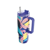 QUOKKA Quokka Vibe Smartgrip, Termo skodelica iz nerjavečega jekla Midnight Forest, 880ml, 40370
