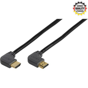 HDMI VIVANCO 47107, High Speed with Ethernet, 3m, kutni kabel