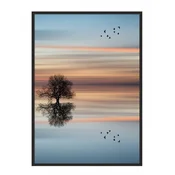 shumee PLAKAT ZA SLIKE V OKVIRJU 43x33 cm Drevo P939