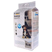Croci Super Nappy podloge za pasje mladiče - Dvojno pakiranje D 90 x Š 60 cm, 2 x 50 kosov