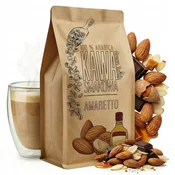 shumee MLETA KAVA z okusom AMARETTO arabica mandljev liker 250 g Green Touch