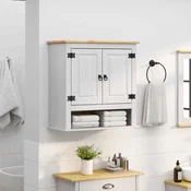 Viseci ormaric s pohranom Corona Bijelo 70 x 33 x 71,5 cm