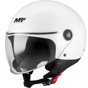 Otvorena motociklisticka kaciga MT Street S Pure A0 bijela