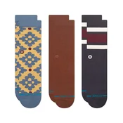 Stance Nogavice Ceramic Crew indigo/rumena/jajčevec/oksid/bela