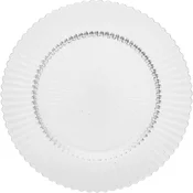 FORTESSA Archie Plitek krožnik, steklen, o: 270 mm, prozoren (4 kos)