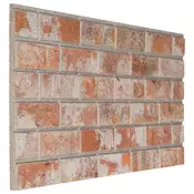 Zidne panele 10 pcs Narancasta 100 x 50 cm EPS pjena