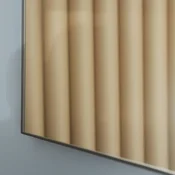 Zrcalo AYTM Arcus, črno, višina 115 cm, steklo, les MDF - Dizajn - črna