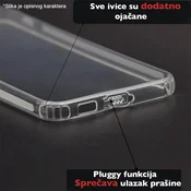 Maska za iPhone 15 Pro Max Skin Silikon with pluggy transparent