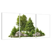 shumee Steklena zaščitna plošča za štedilnik 3x30x52