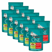 PURINA ONE STERILCAT mini fileji purana s stročjim fižolom v soku 12x85 g