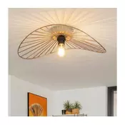 Brilagi - LED plafonski luster CERIA WIRE 1xE27/40W/230V 40x56 cm bronza/hrast
