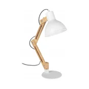 Stona lampa 1xE27/40W/230V bela