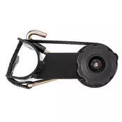 VEVOR Trakovi z zaponko za lestev pritrditev na okroglo cev 476-508 mm 38 mm x 225 m črni