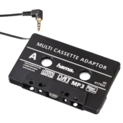 HAMA 17524, CD adapter za kasetu za automobilski radio, crni 00017524