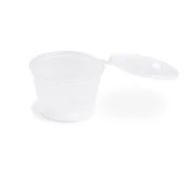 Dresirna posoda (PP) s pokrovom transparent O70mm 120ml [50 kos]
