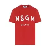 Msgm Ženska majica 2000MDM510200002-18, Crvena