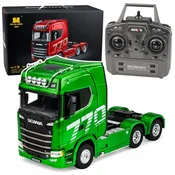 slomart Daljinsko vodeni tovornjak Scania 770S Huina, zeleni, 1:18
