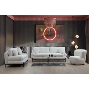 Atelier del Sofa Dvosed Livorno 188x85x92cm Beli