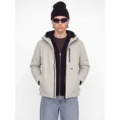 JACK & JONES Prehodna jakna JCOLEGACY svetlo siva