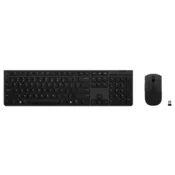 Tipkovnica in miš Lenovo brezžična + Bluetooth Professional Wireless Rechargeable Combo SLO črna polnilna (4X31K03969)