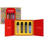 Osvetljevalec - STABILO BOSS ORIGINAL x DOLCE&GABBANA - Premium škatla 4 kosi - omejena izdaja