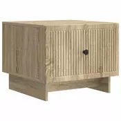 vidaXL Klubska miza Sonoma hrast 49 x 50 x 40 cm Inženirski les