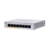 Cisco CBS110 Unmanaged 8-port GE, Partial PoE, Desktop, Ext PS (CBS110-8PP-D-EU)