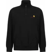 Carhartt Half Zip American Script I027014 BLACK