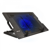 Prenosna hladilna podloga Vakoss LF-1860AL z ventilatorjem za prenosnike do 43,2cm , 17