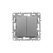Nova lestenčno stikalo 10A 250V brez okvirja 105 siva