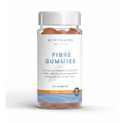Gumijasti bonboni z visoko vsebnostjo vlaknin - 60 gummies, 30servings - Oranžna