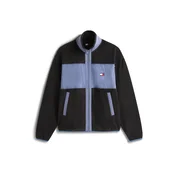 Tommy Jeans Jopa iz flisa golobje modra/črna