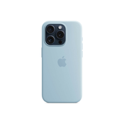 APPLE iPhone 15 Pro Silicone Case with MagSafe - Light Blue ( mwnm3zm/a )