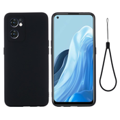 Silikonski ovitek za Oppo Reno7 5G - črn