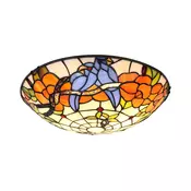 Brilagi - Tiffany vitražna plafonska lampa JUNGLE 2xE27/60W/230V precnik 40 cm