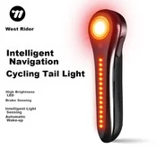Westbiking Zadnje svetlo za bicikl, Crno