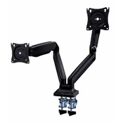 Gembird Podesivi stoni držac Full-motion za dva monitora, tilt 17-35 max.2x10kg FO
