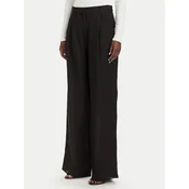 Marella Hlače iz tkanine Solista 2613131114 Črna Relaxed Fit