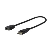 shumee Vivolink HDMI kabelski adapter 0,2 m DisplayPort HDMI črne barve