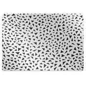 Decormat Podloga za stol Black triangles 120x90 cm 15 cm