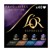 LOR Espresso Favourites mešanica 40 kapsul za Nespresso®