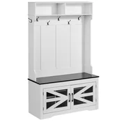 VEVOR Vrtni regal 1075x420x1727 mm Bela