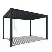 Rojaplast TOP DELUXE ROJA PLAST - BIOKLIMATSKA PERGOLA – ANTHARES 3x6m - SAMOSTOJEČA- antrazit