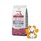 Monge All Breeds Monoprotein Beef & Rice 2.5kg, Hrana za Pse Bogata Proteinima
