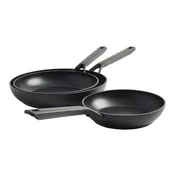 3-piece non-stick frying pan set, aluminum, 20/24/28cm, Classic - K